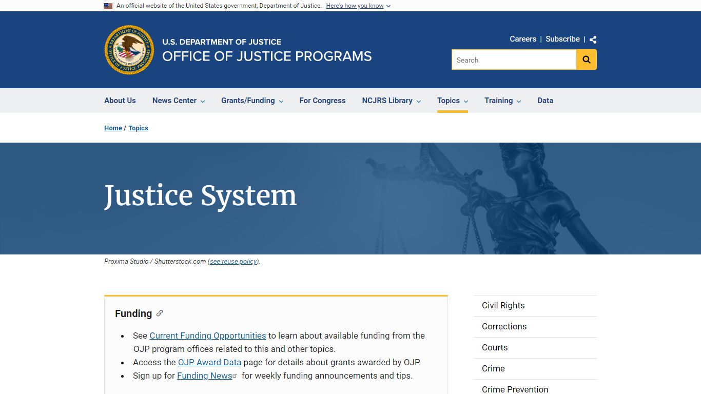 Justice System | Office of Justice Programs